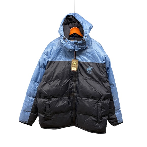 Beverly Hills Polo Club Other - Beverly Hills Polo Club Puffer Jacket Modern Fit Men's XL Blue Black NWT